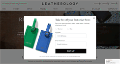 Desktop Screenshot of leatherology.com